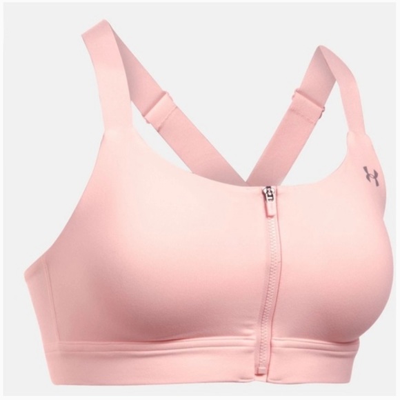 Under Armour Other - UNDER ARMOUR - Armour Eclipse High Impact Zip Front Sports Bra - 36C